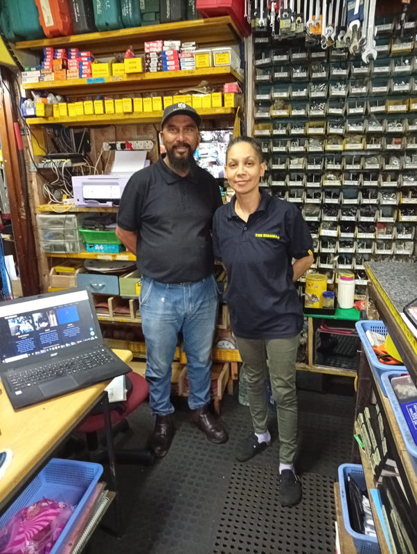Lindsay & Yusuf — Power Tool Experts at The Hireman