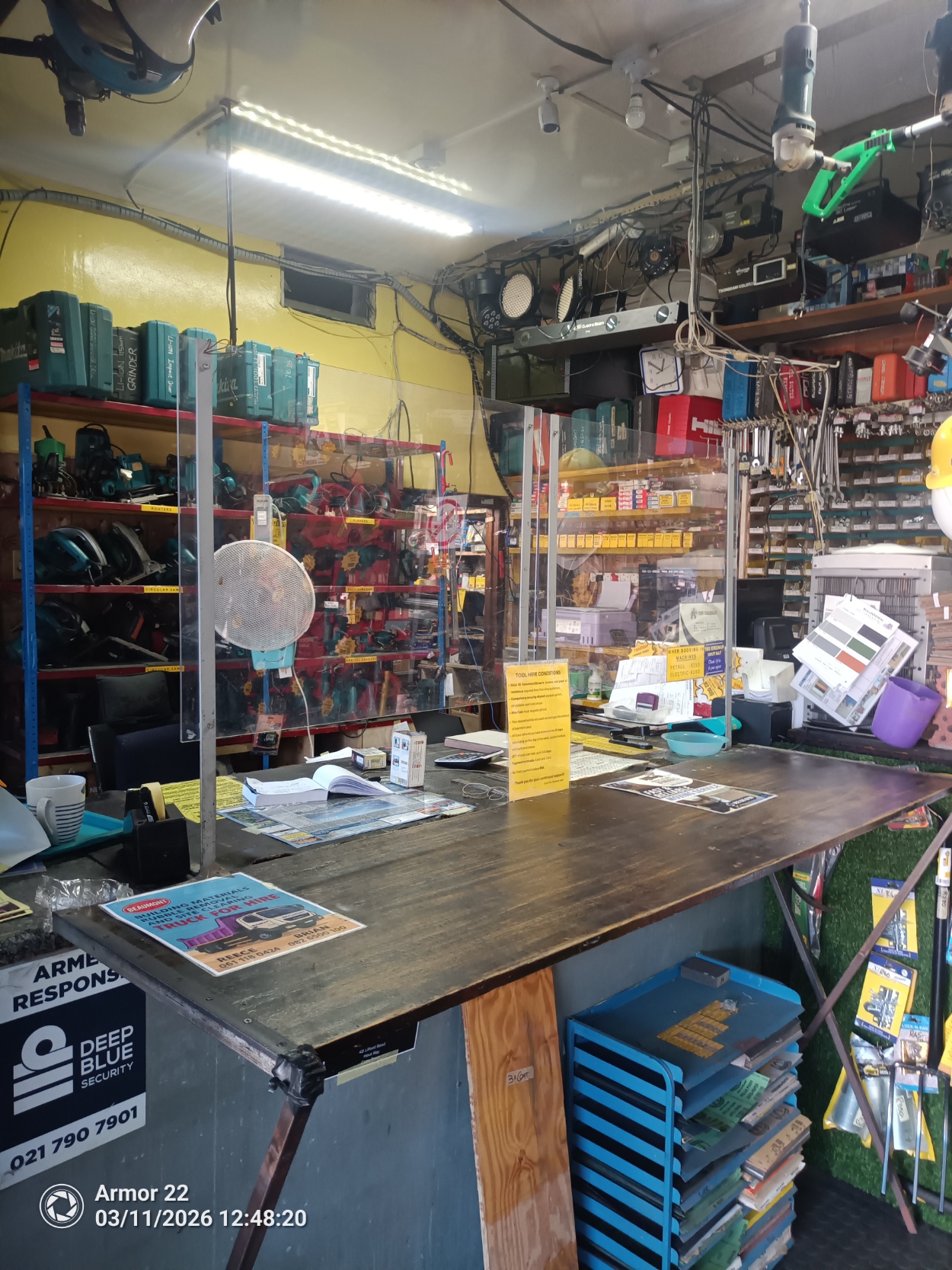 Tool rental counter at The Hireman